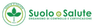 Logo di Suolo e Salute in verde, organismo italiano di controllo e certificazione per le aziende che svolgono agricoltura biologica